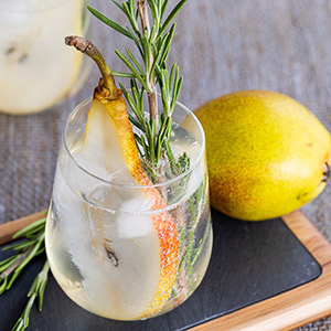 Birnen-Gin-Cocktail